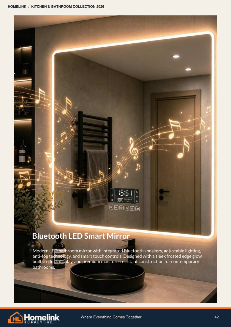 Homelink product catalogue page 42. Open the PDF for text, dimensions and zoom.